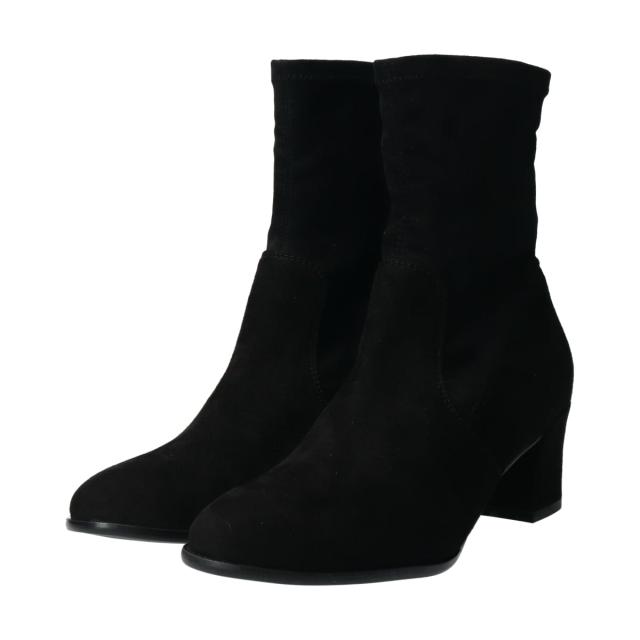 パラディクルール（PARADIS COULEUR）/PARADIS COULEUR◆5．7cmヒール◆ラウンドトウストレッチショートブーツ