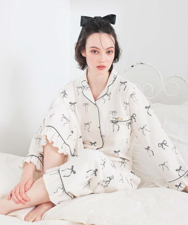 ナルエー（narue）/ルームウェア　 エアーニットリボン