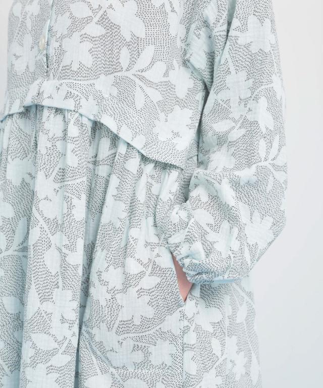 ナルエー（narue）/ルームウェア シュークリームガーゼ(R)フラワーステッチ