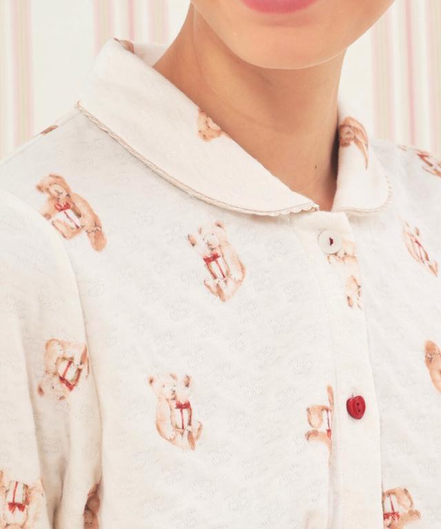 ナルエー（narue）/ ルームウェア 裏綿接結テディーベア