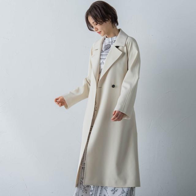 ロートレアモンドゥクラス オフホワイト スプリングコート ロートレアモン（LAUTREAMONT）/防シワスプリングコート≪速乾/紫外線