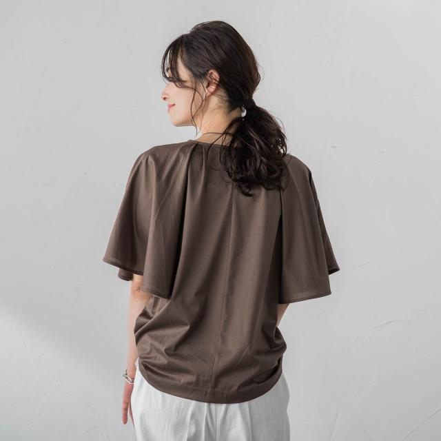 ロートレアモン（LAUTREAMONT）/ケープ風コットンカットソー≪洗濯機で洗える≫_15