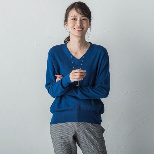 ロートレアモン（LAUTREAMONT）/BrisbaneVネックニットプルオーバー≪手洗い可能≫_4