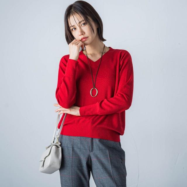 ロートレアモン（LAUTREAMONT）/BrisbaneVネックニットプルオーバー≪手洗い可能≫_13