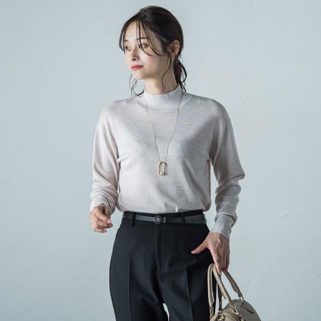 ロートレアモン（LAUTREAMONT）/Brisbaneタートルネックニットプルオーバー≪手洗い可能≫