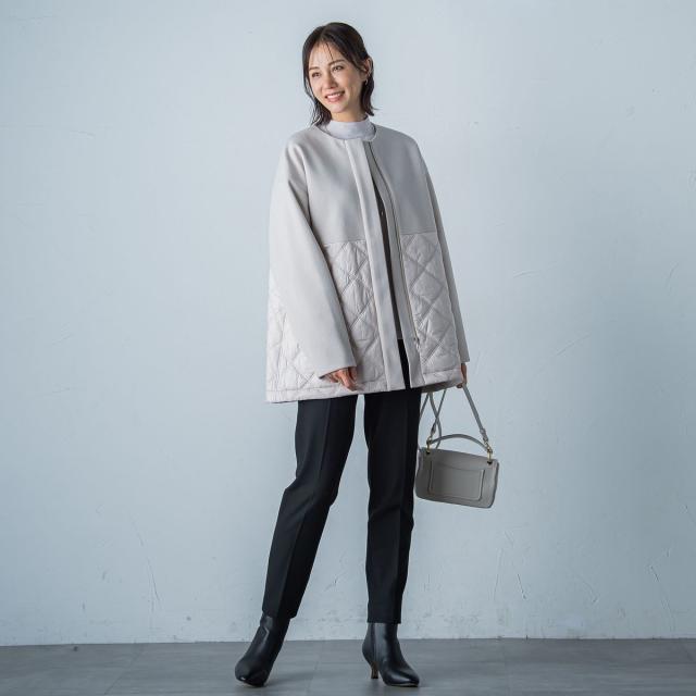 ロートレアモン（LAUTREAMONT）/ドッキングキルティングコート≪洗濯機