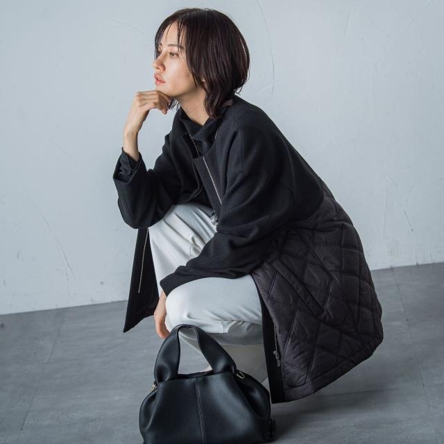 ロートレアモン（LAUTREAMONT）/ドッキングキルティングコート≪洗濯機