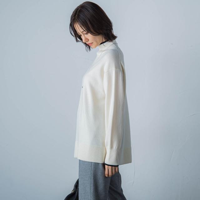 ロートレアモン（LAUTREAMONT）/VICTORIA配色ハイネックプルオーバー≪手洗い可能≫の通販は 10,450円