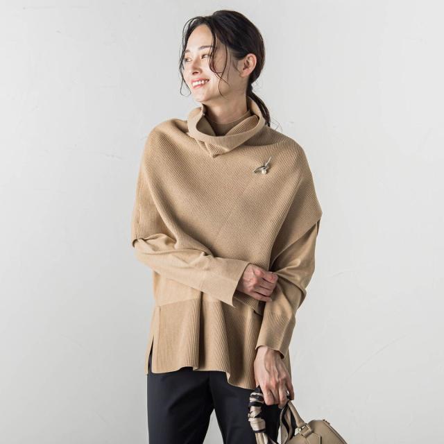 LAUTREAMONT / ロートレアモン ライトポンチョジャケット ≪手洗い可能≫