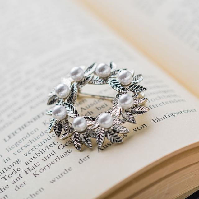 【NEW】ロートレアモン（LAUTREAMONT）/サークルパールブローチ