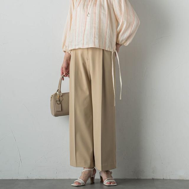 ロートレアモン（LAUTREAMONT）/2WAYツイル配色ボタンパンツ≪洗濯機で洗える≫