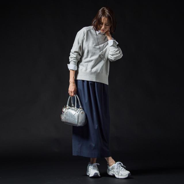 中古】グレースコンチネンタル GRACE CONTINENTAL 25SS ラメVネック