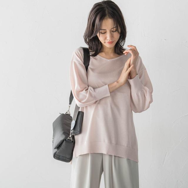 ロートレアモン（LAUTREAMONT）/セミシアーボクシーニットプルオーバー≪手洗い可能≫