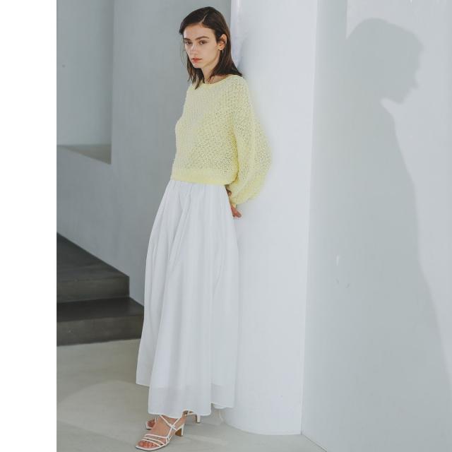 ロートレアモン（LAUTREAMONT）/シアーフレアースカート≪洗濯機で洗える≫