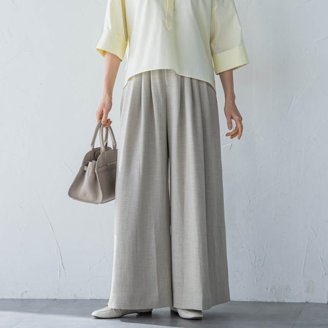 ロートレアモン（LAUTREAMONT）/タックワイドパンツ≪セットアップ対応