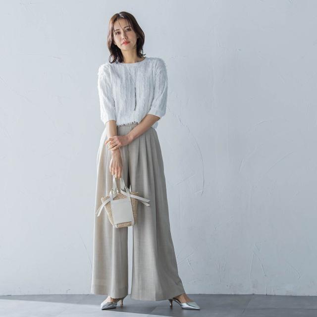 ロートレアモン（LAUTREAMONT）/タックワイドパンツ≪セットアップ対応