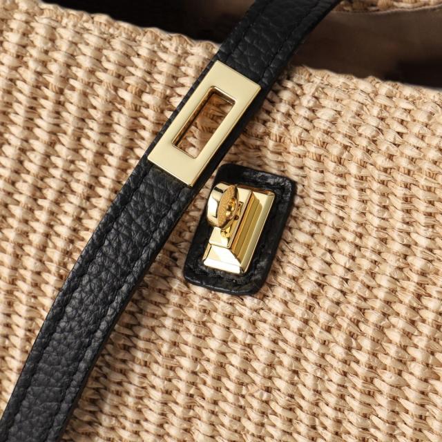 ロートレアモン（LAUTREAMONT）/【VIOLAd'ORO】ラフィア調2WAYトート