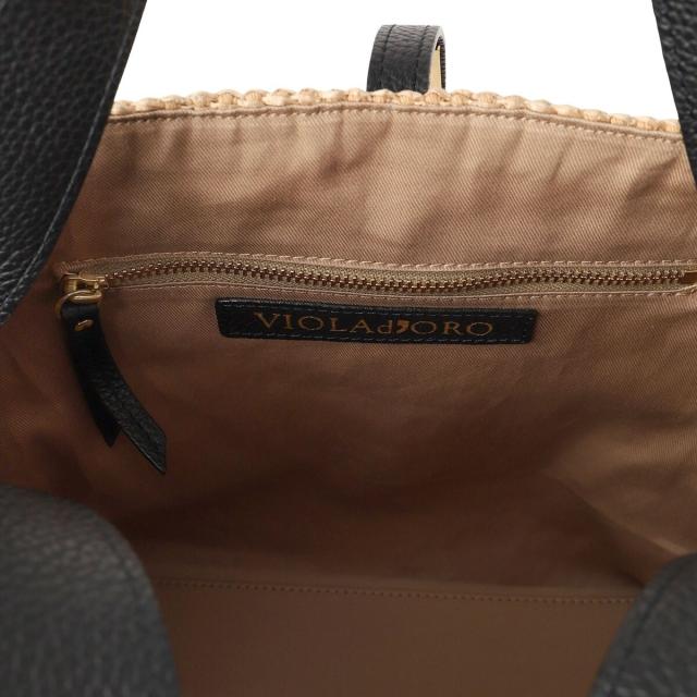ロートレアモン（LAUTREAMONT）/【VIOLAd'ORO】ラフィア調2WAYトート