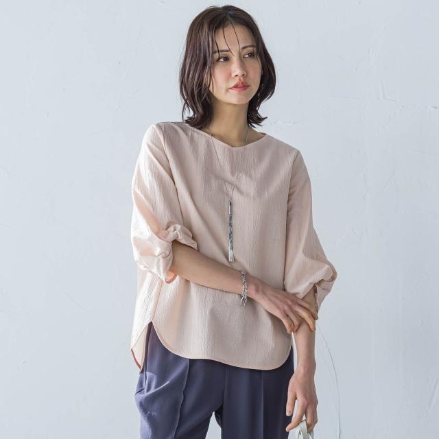 ロートレアモン（LAUTREAMONT）/フォルムスリーブVネックカットソー≪洗濯機で洗える≫