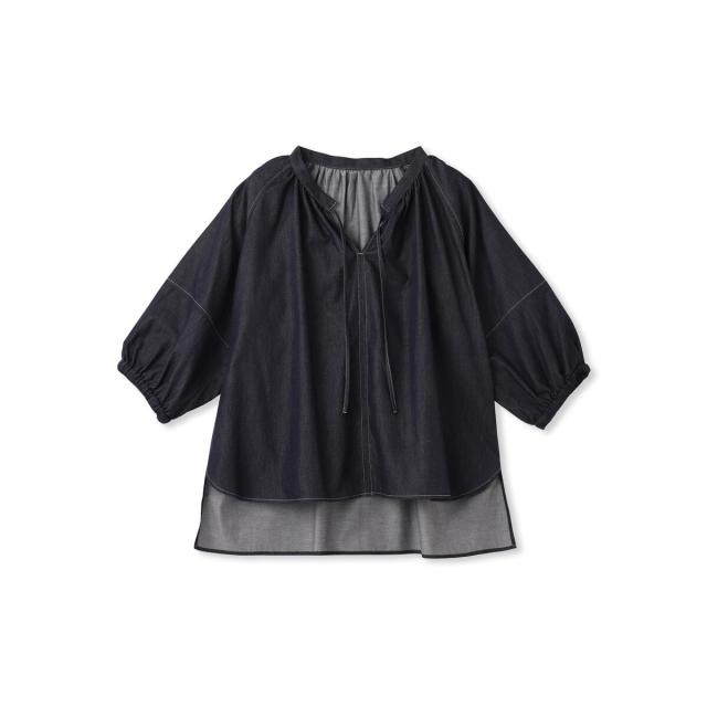 LAUTREAMONT / ロートレアモン 【WEB限定】極上ライトデニムブラウス≪洗濯機で洗える≫ ロートレアモン LAUTREAMONT 【WEB限定】極上ライトデニム