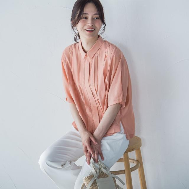 ロートレアモン（LAUTREAMONT）/ピンタックレースブラウス≪手洗い可能≫