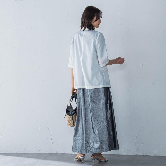 ロートレアモン（LAUTREAMONT）/ハーフスリーブストレッチジャケット