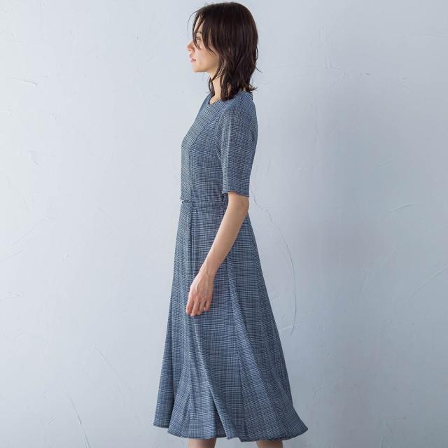 ロートレアモン（LAUTREAMONT）/フィットアンドフレアワンピース≪洗濯機で洗える≫