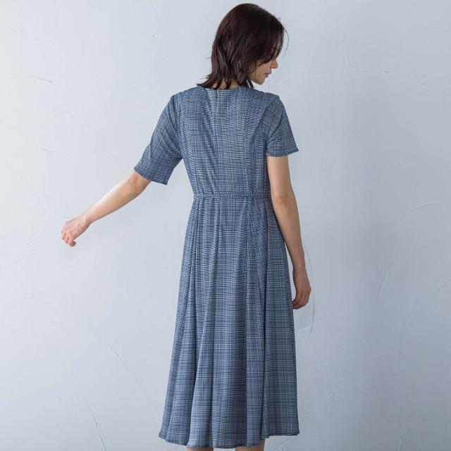 ロートレアモン（LAUTREAMONT）/フィットアンドフレアワンピース≪洗濯機で洗える≫_4