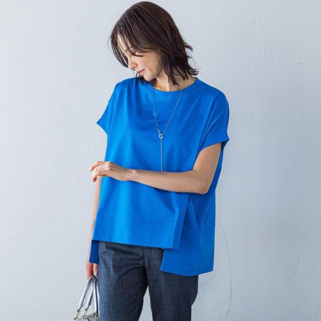 ロートレアモン（LAUTREAMONT）/ラウンドヘムフライスカットソー≪手洗い可能≫