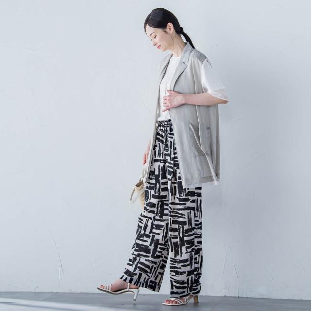 ロートレアモン（LAUTREAMONT）/【WEB限定】フィブリルタフタロングジレ ≪手洗い可能≫_5