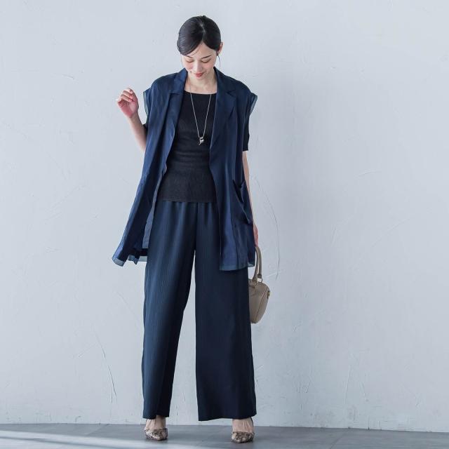 ロートレアモン（LAUTREAMONT）/【WEB限定】フィブリルタフタロングジレ ≪手洗い可能≫_14