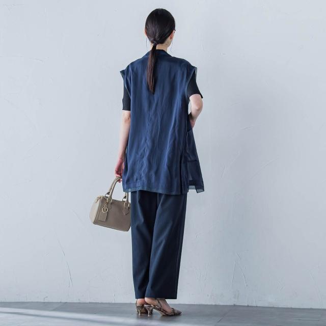 ロートレアモン（LAUTREAMONT）/【WEB限定】フィブリルタフタロングジレ ≪手洗い可能≫_16