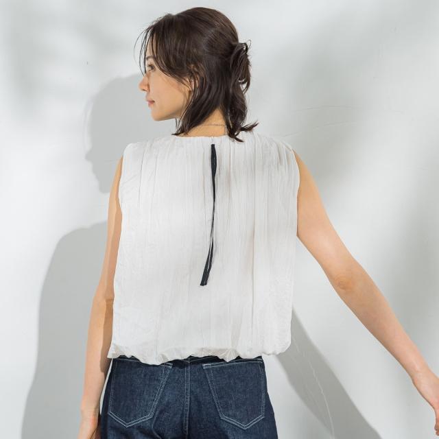 ロートレアモン（LAUTREAMONT）/リンクルリッドブラウス≪洗濯機で洗える≫