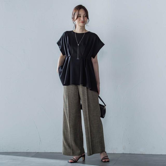 ロートレアモン（LAUTREAMONT）/エアブリーズストレートワイドパンツ