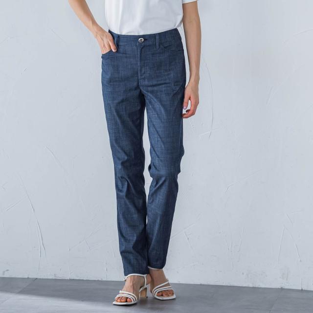 ロートレアモン（LAUTREAMONT）/ハイパーストレッチデニムライクパンツ≪洗濯機で洗える≫