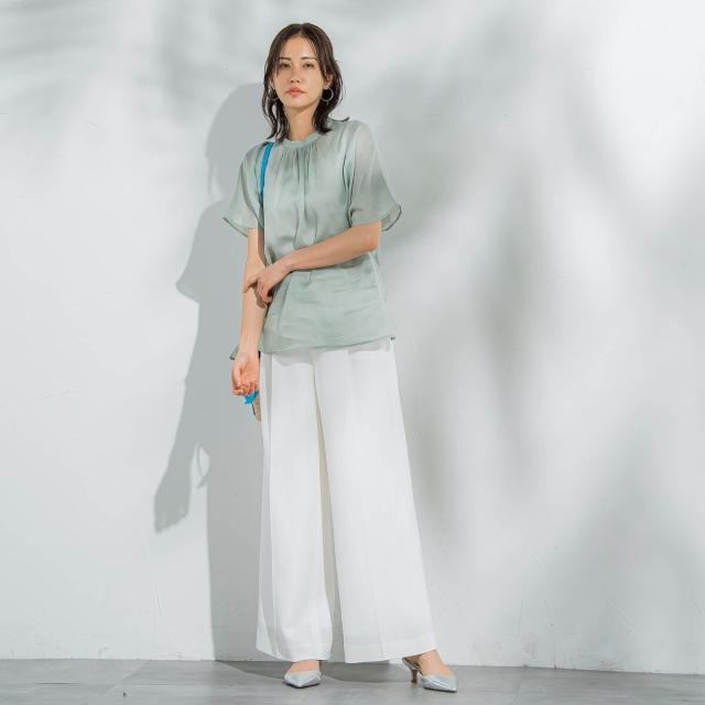 ロートレアモン（LAUTREAMONT）/【WEB限定】ラミーギャザーブラウス