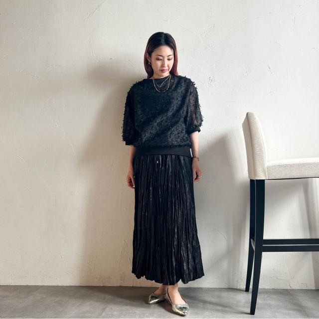 ロートレアモン（LAUTREAMONT）/【WEB限定】リボンカットジャガード