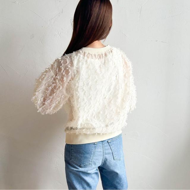 ロートレアモン（LAUTREAMONT）/【WEB限定】リボンカットジャガード