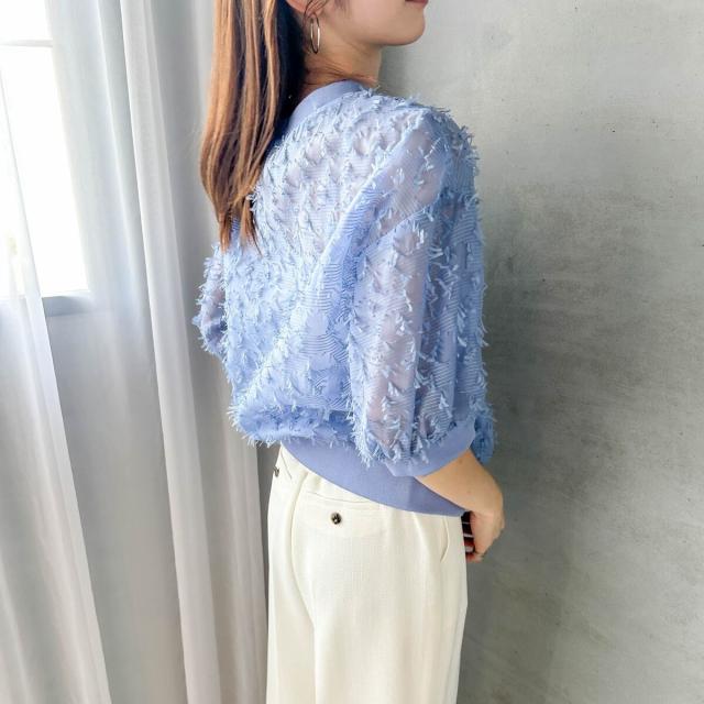 ロートレアモン（LAUTREAMONT）/【WEB限定】リボンカットジャガード