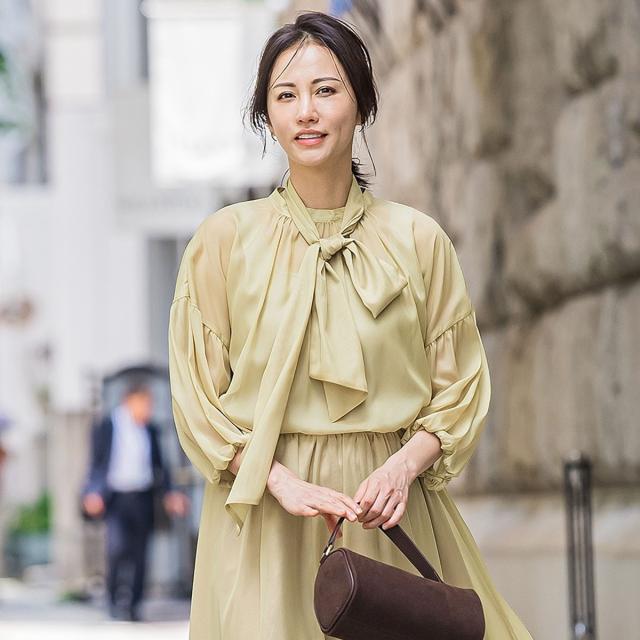 ロートレアモン（LAUTREAMONT）/シアーブライト 2WAYボウタイブラウス≪手洗い可能≫