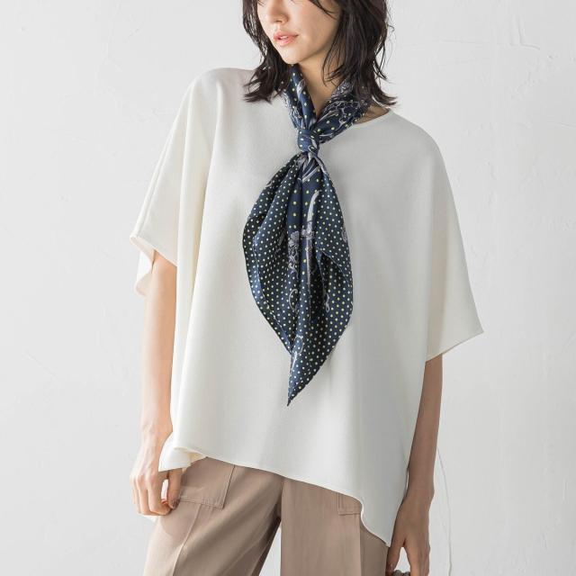 ロートレアモン（LAUTREAMONT）/【WEB限定】【manipuri】＜シルクスカーフ88＞ ドットビット