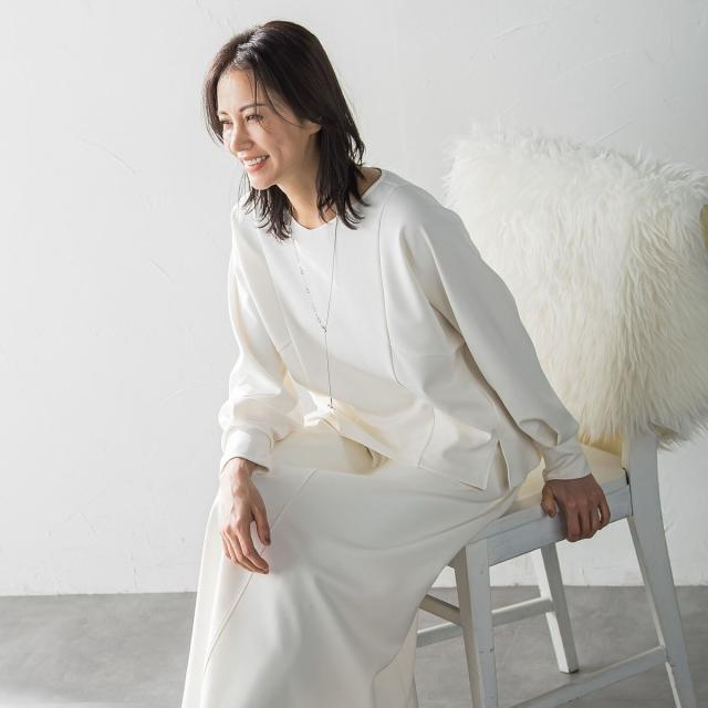 ロートレアモン（LAUTREAMONT）/プロシェルジョーゼットカットソー≪セットアップ対応/洗濯機で洗える≫