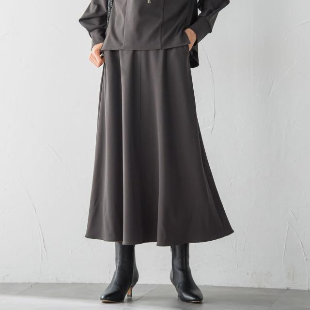 ロートレアモン（LAUTREAMONT）/プロシェルジョーゼット フレアスカート ≪セットアップ対応/洗濯機で洗える≫
