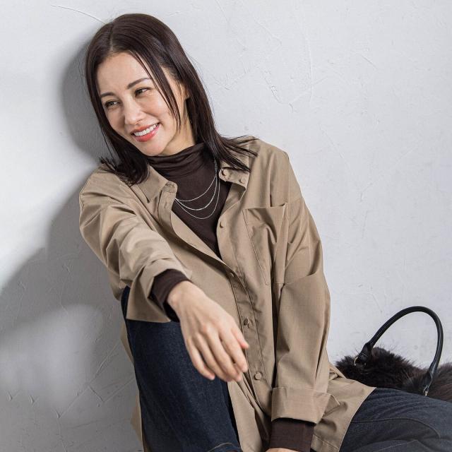 ロートレアモン（LAUTREAMONT）/オーバーサイズシャツブラウス ≪洗濯機で洗える≫