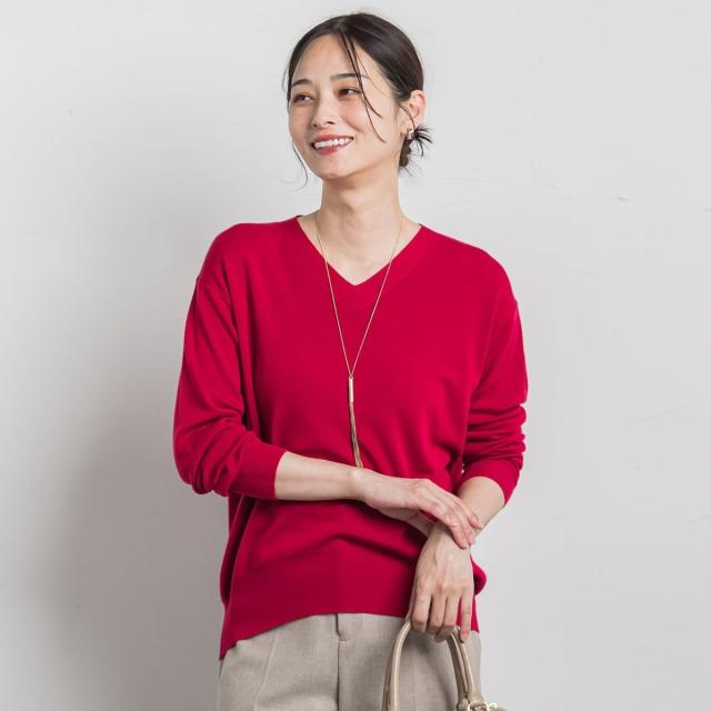 ロートレアモン（LAUTREAMONT）/Brisbane Vネックニットプルオーバー≪WEB限定カラーあり/11号あり≫_3
