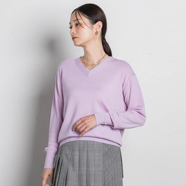ロートレアモン（LAUTREAMONT）/Brisbane Vネックニットプルオーバー≪WEB限定カラーあり/11号あり≫_5