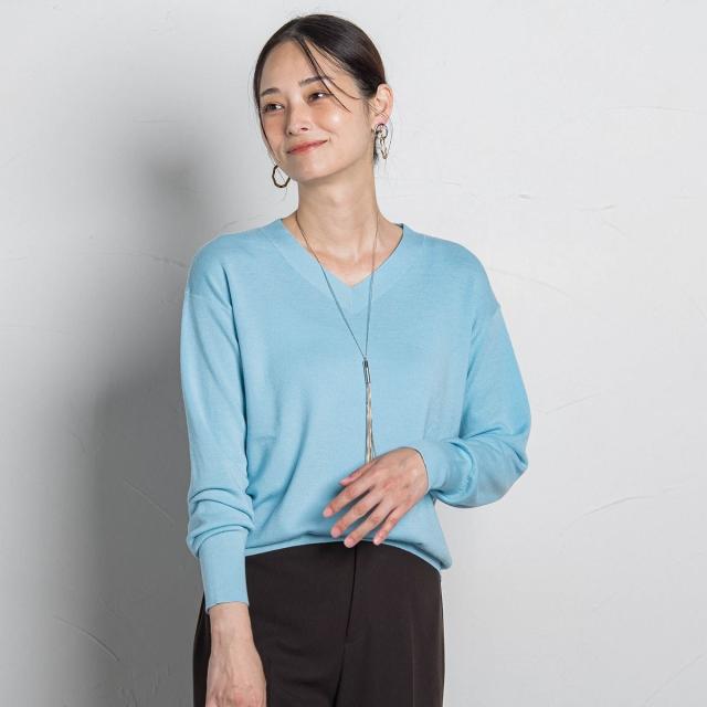 ロートレアモン（LAUTREAMONT）/Brisbane Vネックニットプルオーバー≪WEB限定カラーあり/11号あり≫_6