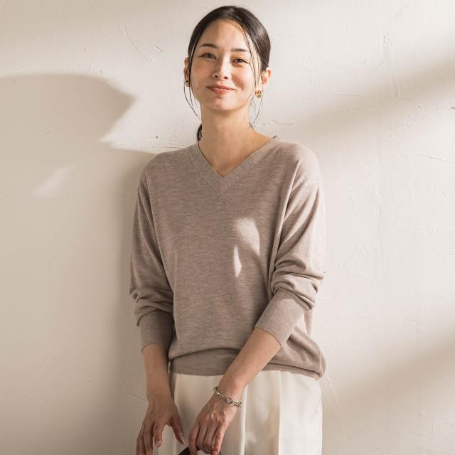 ロートレアモン（LAUTREAMONT）/Brisbane Vネックニットプルオーバー≪WEB限定カラーあり/11号あり≫