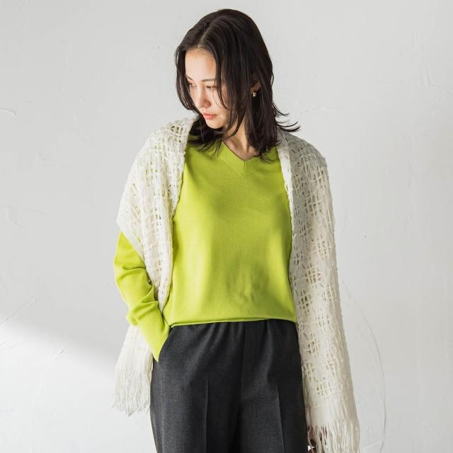 ロートレアモン（LAUTREAMONT）/Brisbane Vネックニットプルオーバー≪WEB限定カラーあり/11号あり≫_8