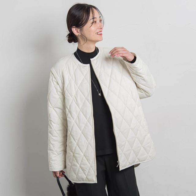 ロートレアモン（LAUTREAMONT）/撥水キルティングコート≪袖取り外し可能≫